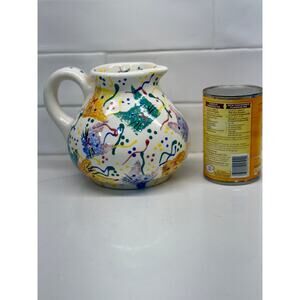 Sari Anthropology Studio Pottery "Party Kittly" Pitcher